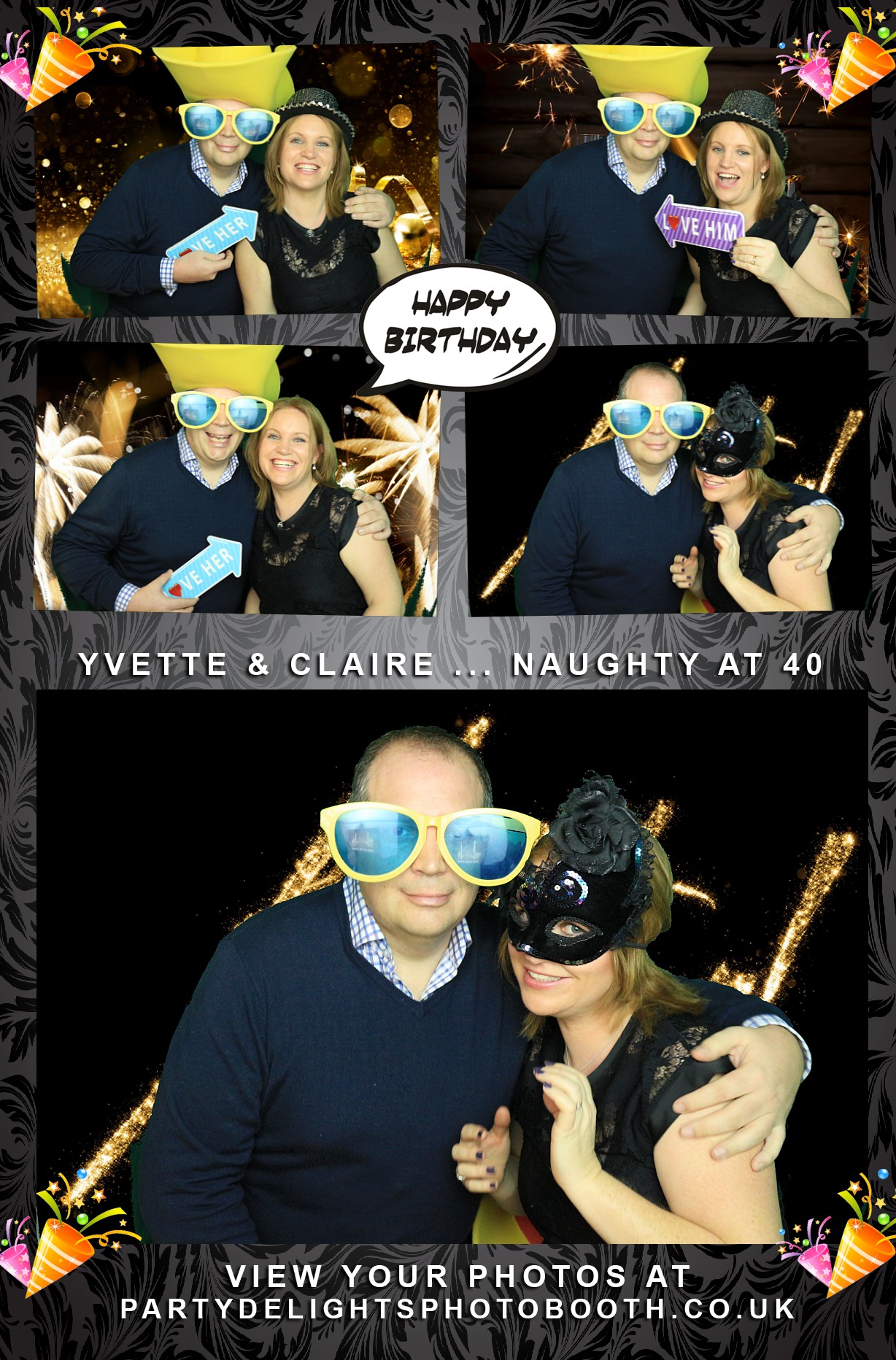 Yvette and Claire’s 40th birthday! - Prints | View more photos from the event at gallery.partydelightsphotobooth.co.uk/u/PartyDelightsPhotoBooth/Yvette-and-Claire’s-40th-birthday-Prints